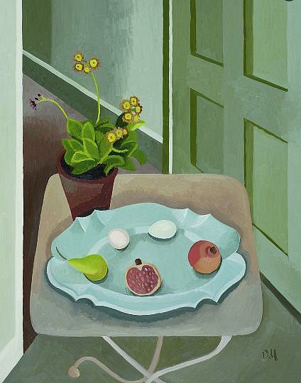 Debbie Urquhart - Still Life with Yellow Auricula - 2005